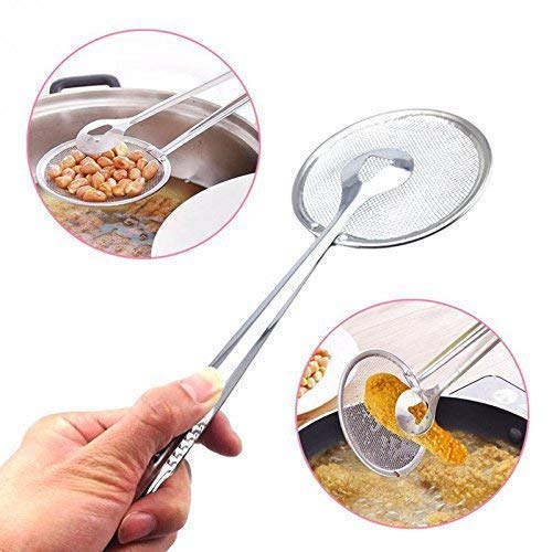 2In1 Stainless Steel Filter Spoon with Clip