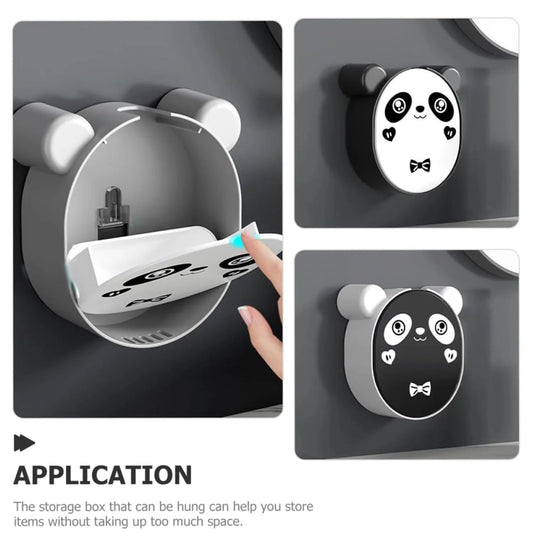 Panda soap stand box 2 pcs