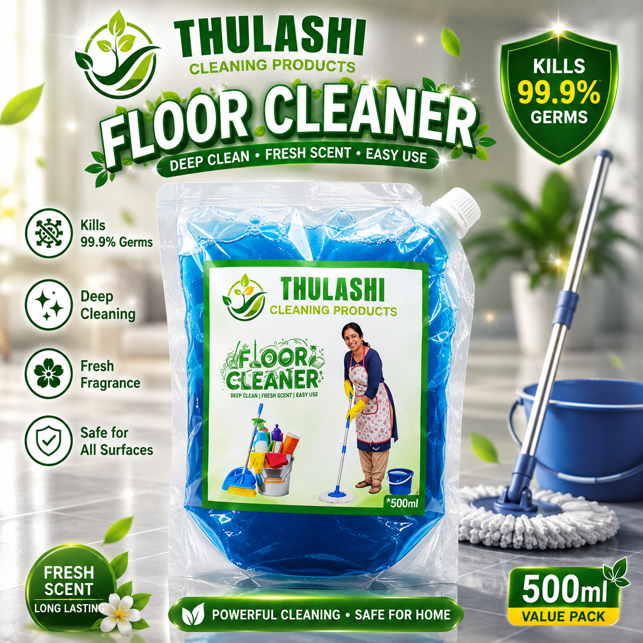 Thulasi Floor Cleaner (500ML)