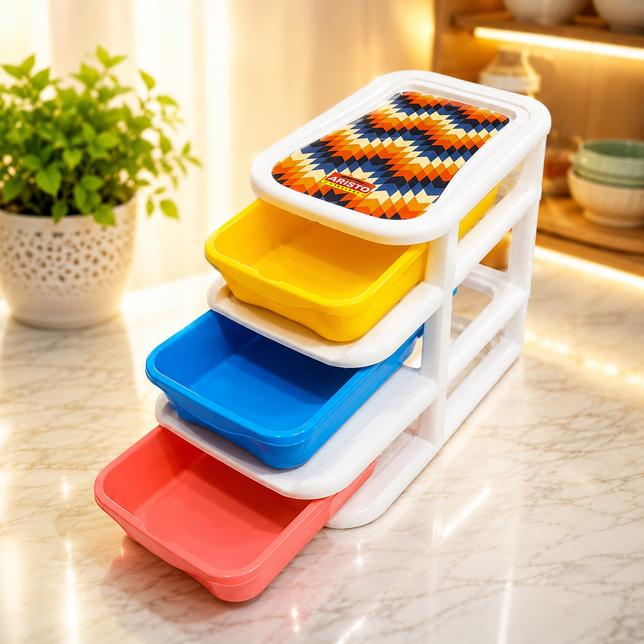 3 Rack Colorful Organizer