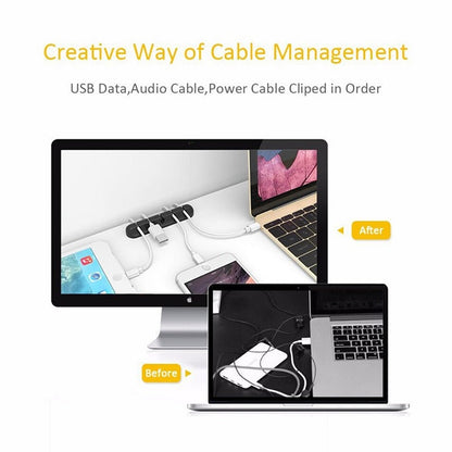 4 pcs 5 Cavity Cable Organizer