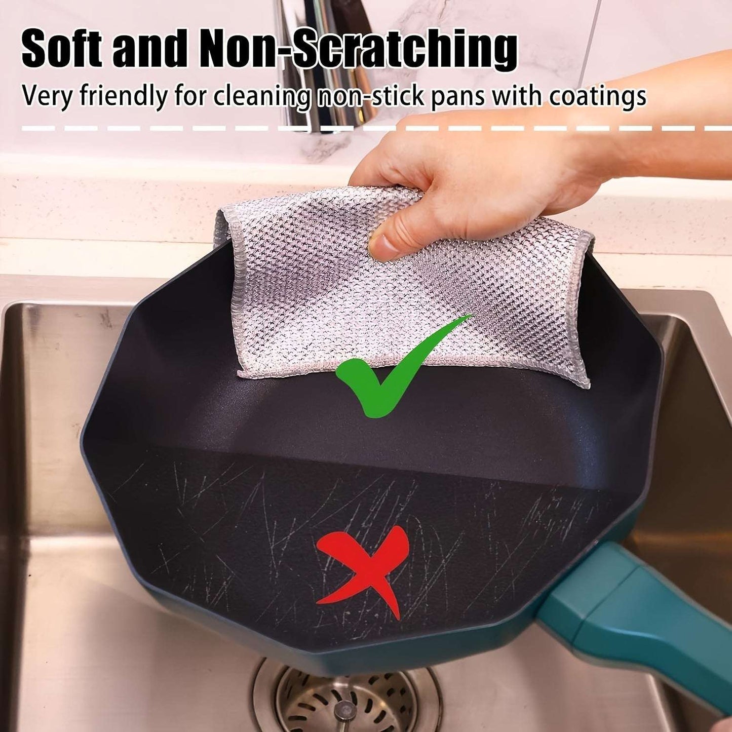 Dish wash scrubber cloth 15 pcs