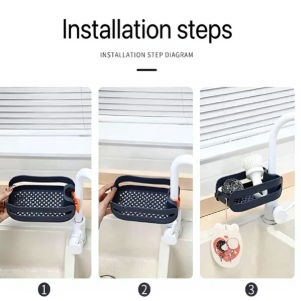Plastic faucet drain basket 2 pcs