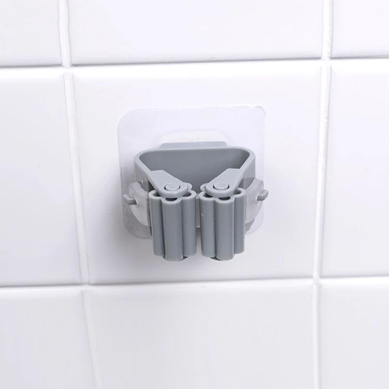 No Drilling Mop Stick Holder 6 pcs