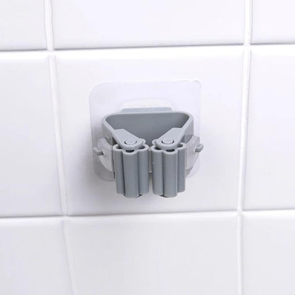 No Drilling Mop Stick Holder 6 pcs