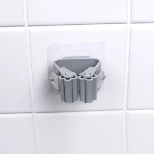 No Drilling Mop Stick Holder 6 pcs