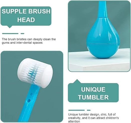 Soft 3-Sided Toothbrush for kids