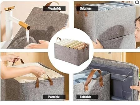 Foldable grey dress organizer