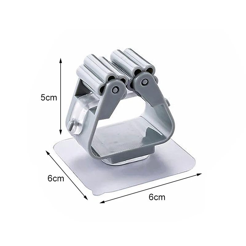 No Drilling Mop Stick Holder 6 pcs