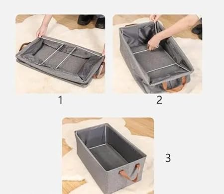 Foldable grey dress organizer
