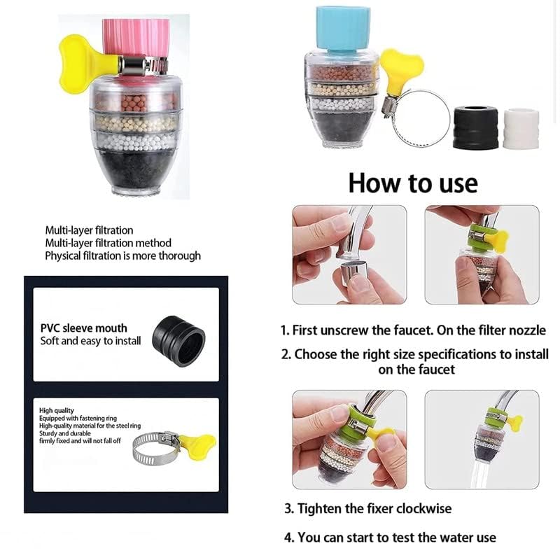 6 Layer Water filter Tap Shower