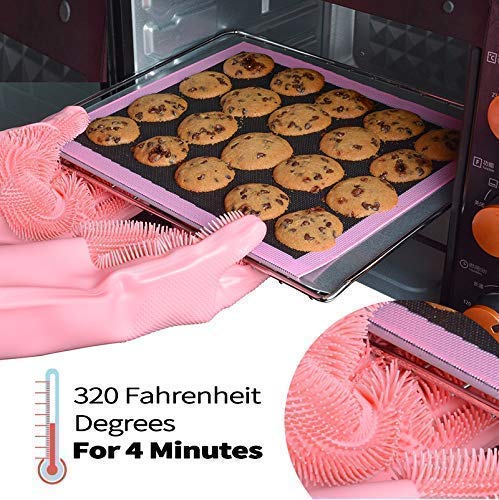 Silicone Scrubbing Hand Gloves Set
