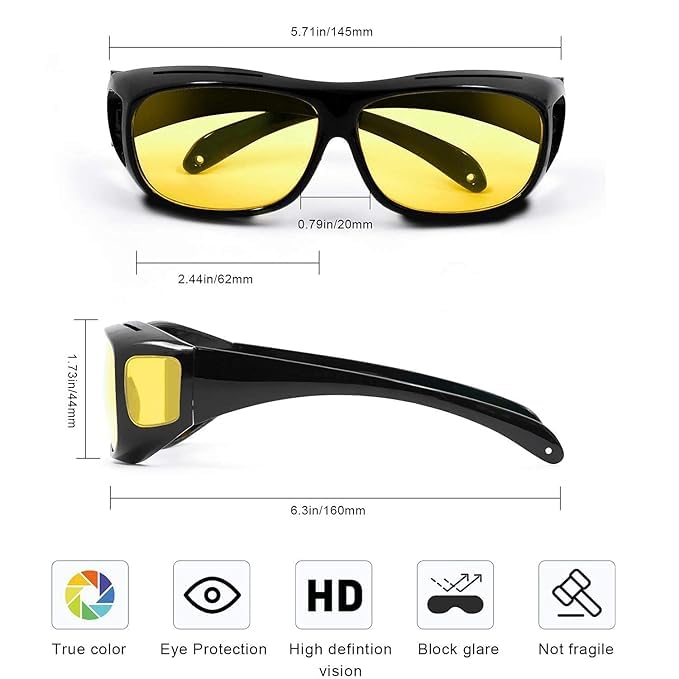 HD vision glasses day & night