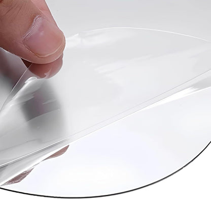 Acrylic oval wall sticker mirror 30x45cm