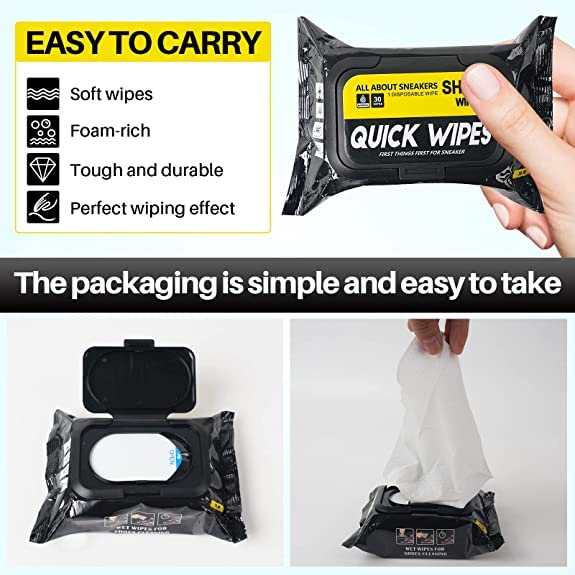80 Pcs Shoe Wipes 1 Pack