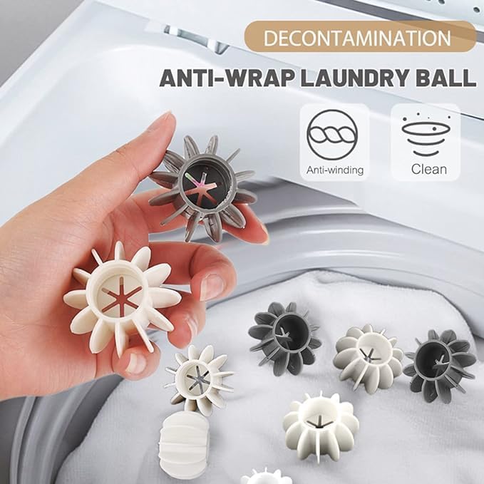 Anti-tangle Laundry Balls 10 Pcs Pack