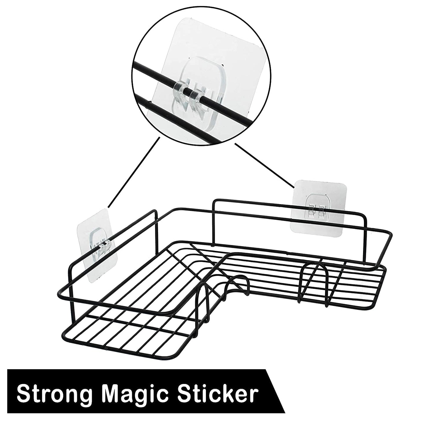 Corner L Shape Stand for Kitchen, Bathroom