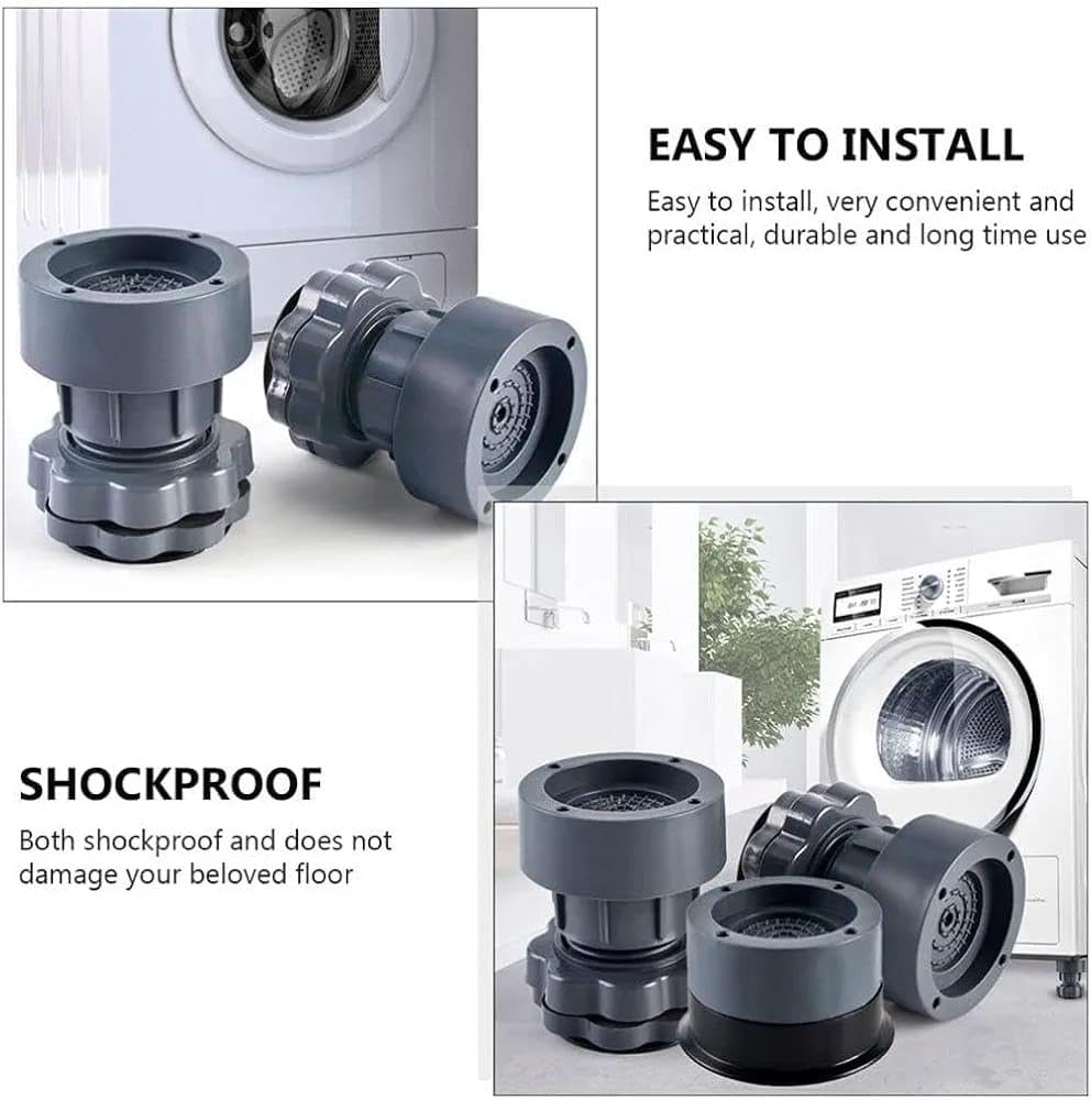Anti vibration washing machine suction pads 4 pcs pack