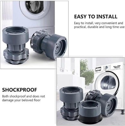 Anti vibration washing machine suction pads 4 pcs pack