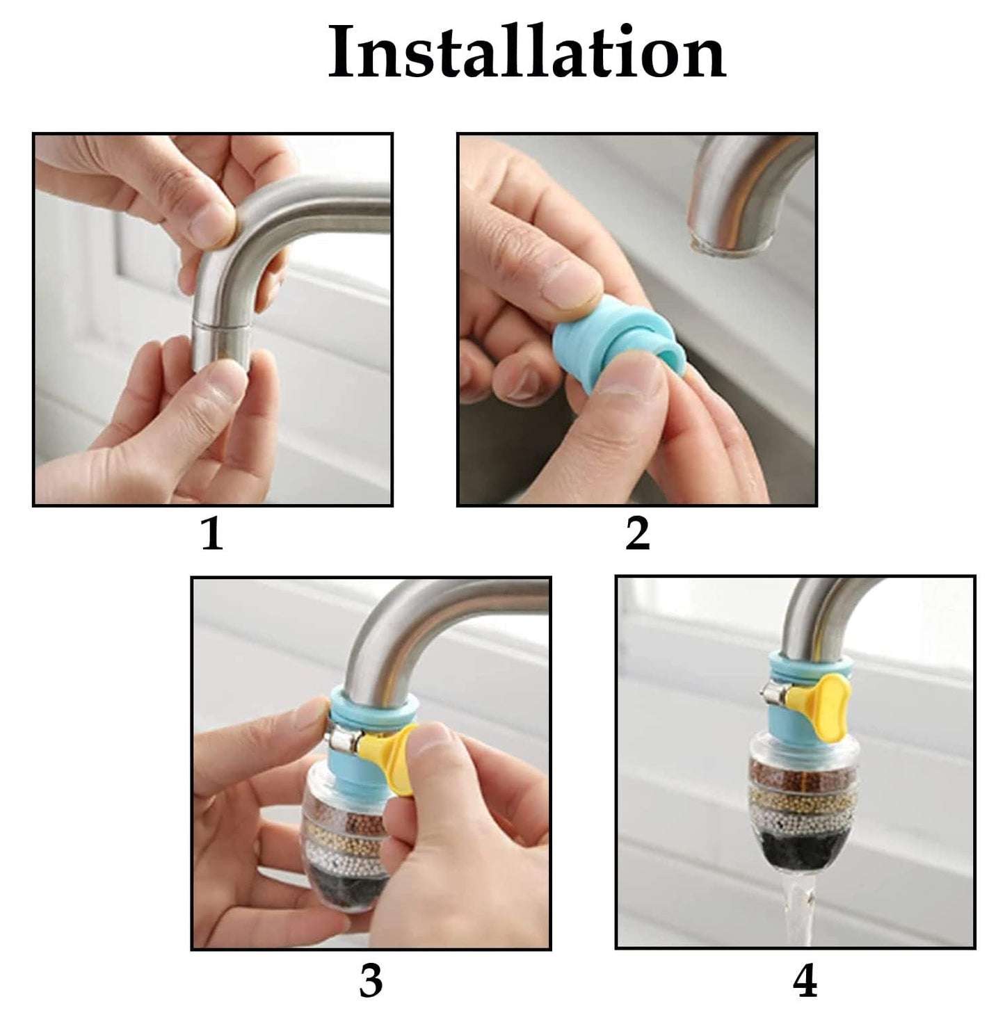 6 Layer Water filter Tap Shower