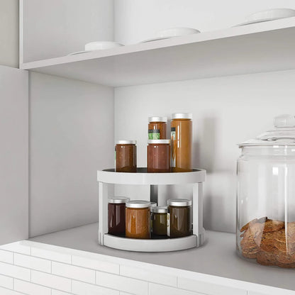 Double Layer Rotating tray