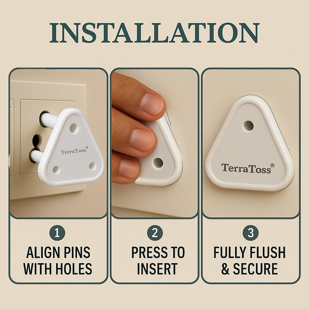 Switch board plug cover for kids safety 25 pcs