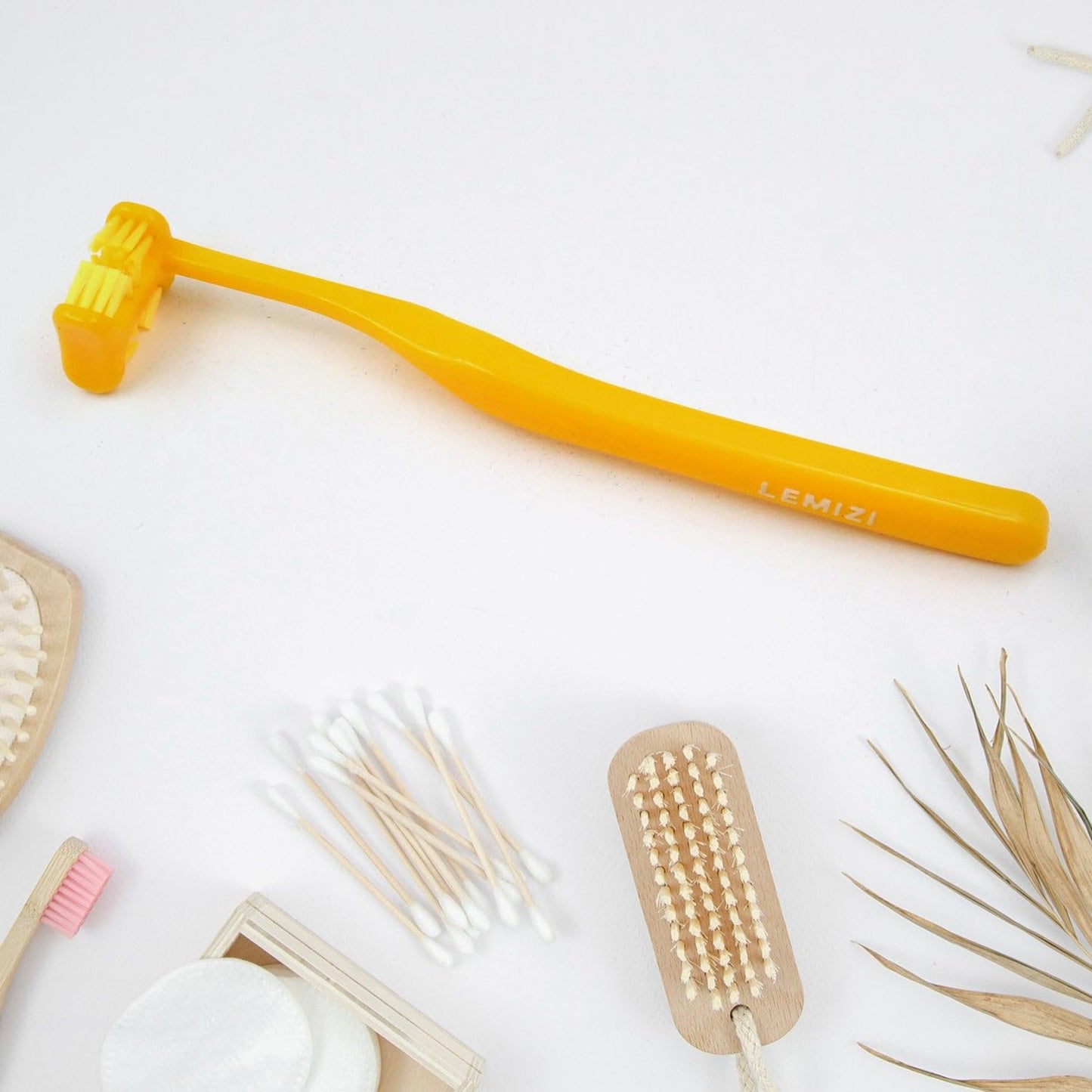 Six-Sided Soft Toothbrush, Anti-Bacterial 6 Sided Care (Random Colors)