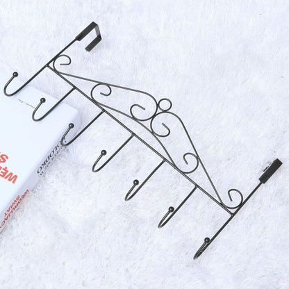 7 hook door rack for clothes