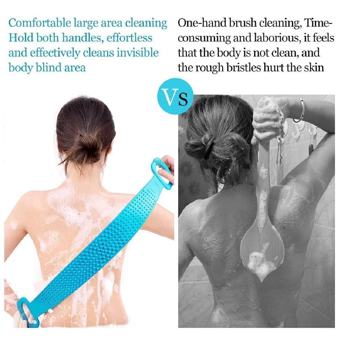 Silicon bath belt 2 pcs