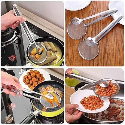2In1 Stainless Steel Filter Spoon with Clip
