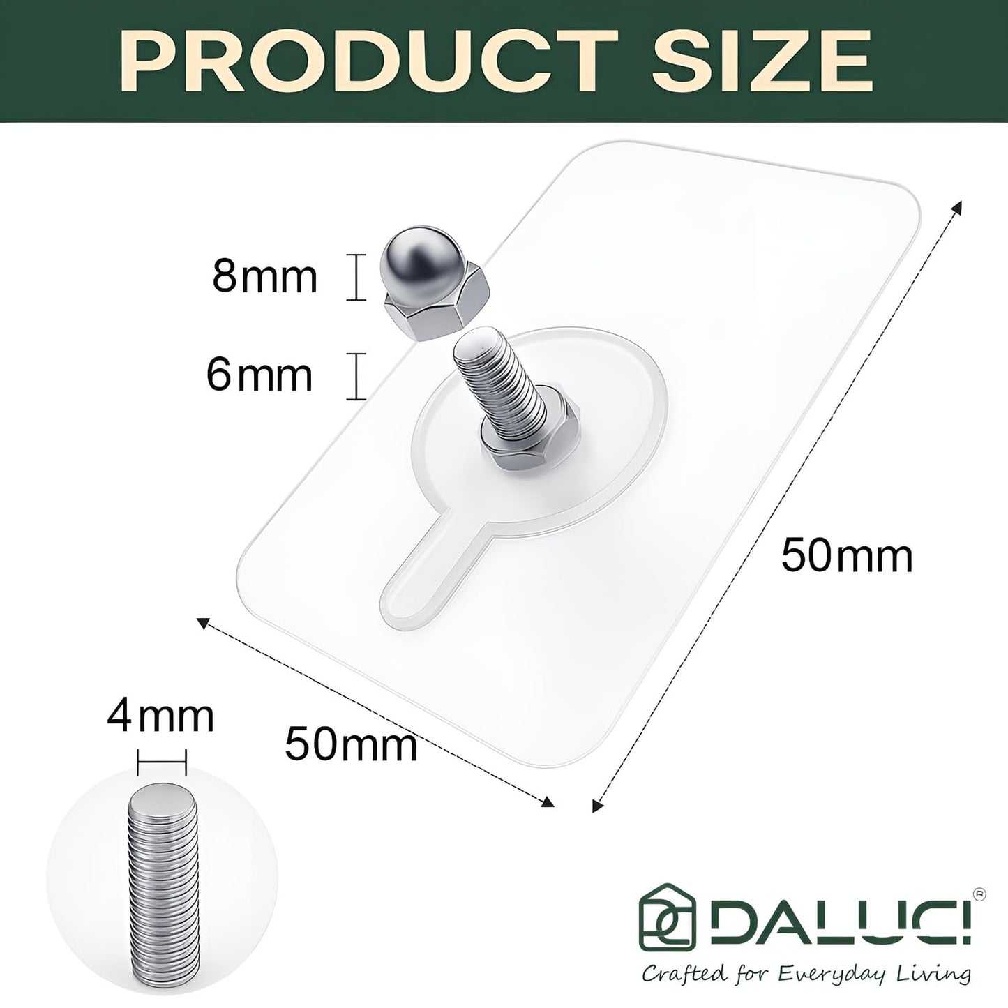 Screw Sticker Hook 20 pcs