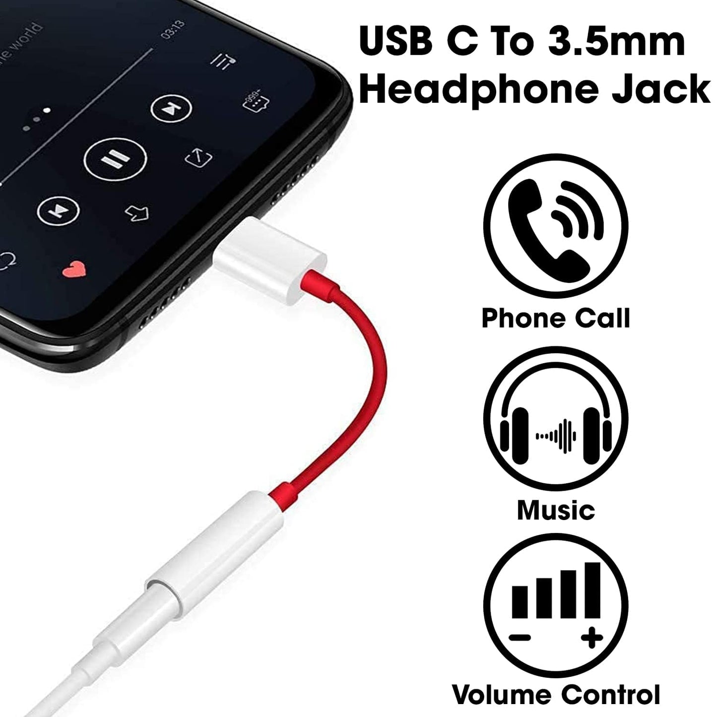 Type C to Headphone Jack Converter 2 pcs