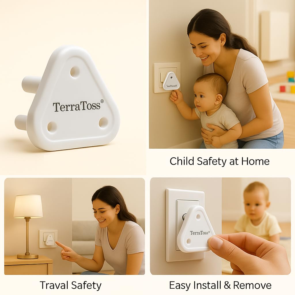 Switch board plug cover for kids safety 25 pcs