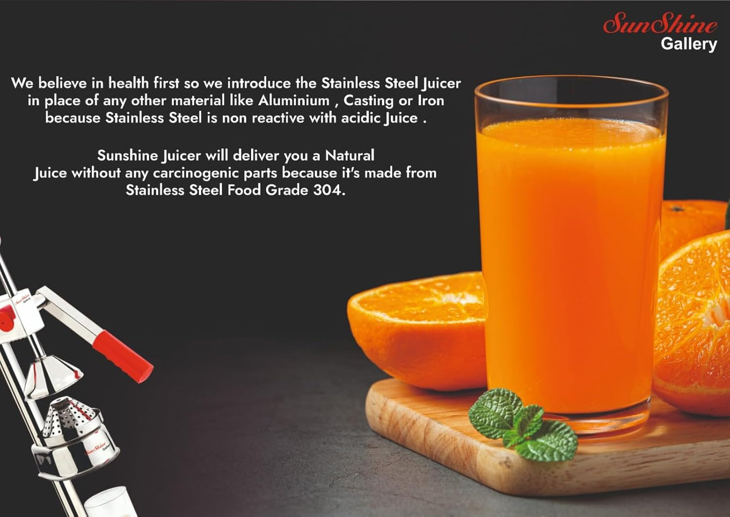 Stainless Steel Hand Juicer