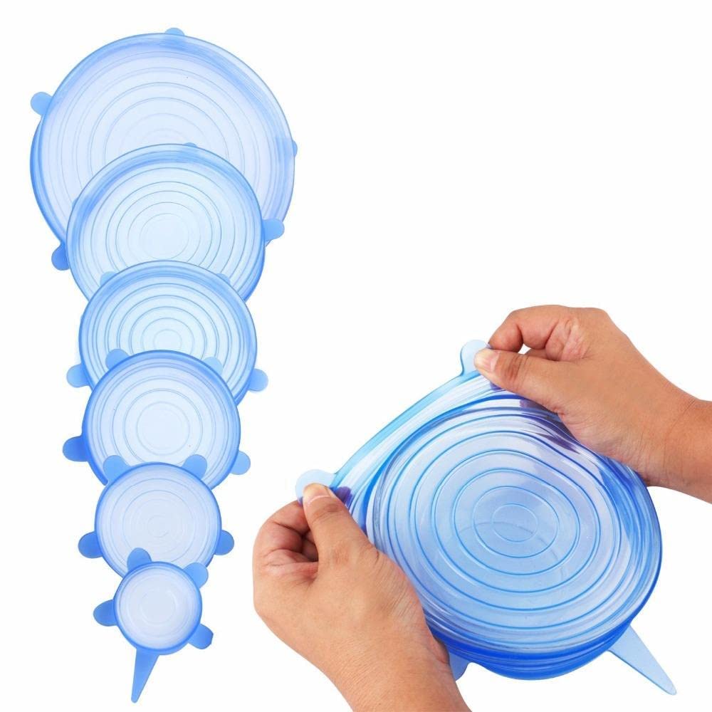 Silicon Closing Lid Set of 6