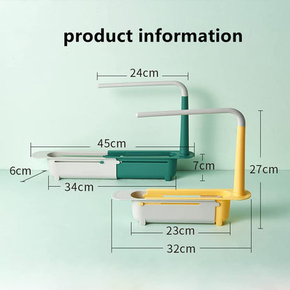 Telescopic Sink Rack Storage Holder
