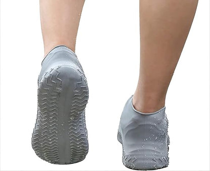 Non-Slip Silicone Reusable Waterproof Rain Shoes Covers (1 Pair) Kids size