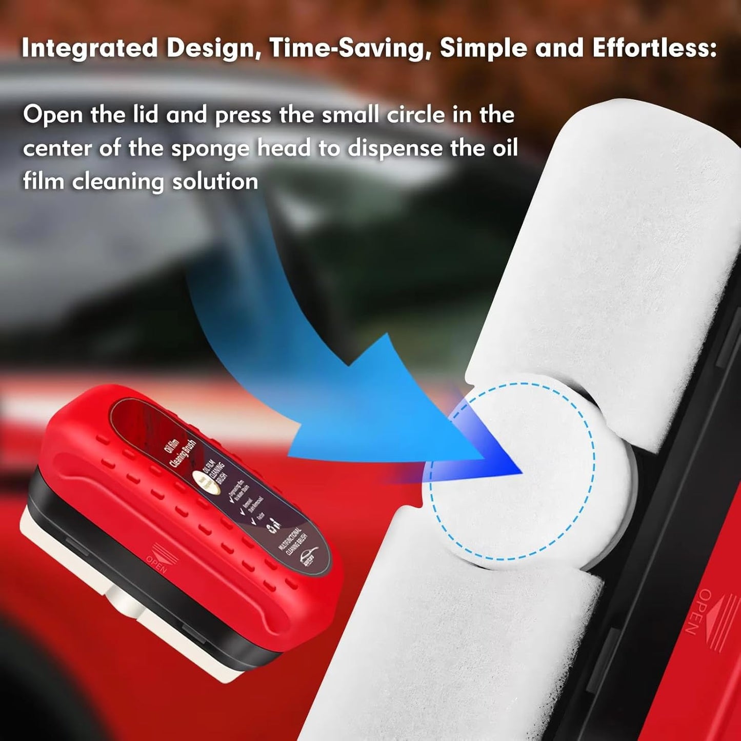Automotive Oil Film Cleaning Brush