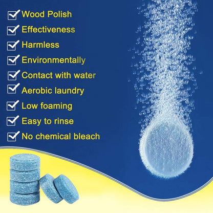 Car windshield cleaning tablets 30 pcs
