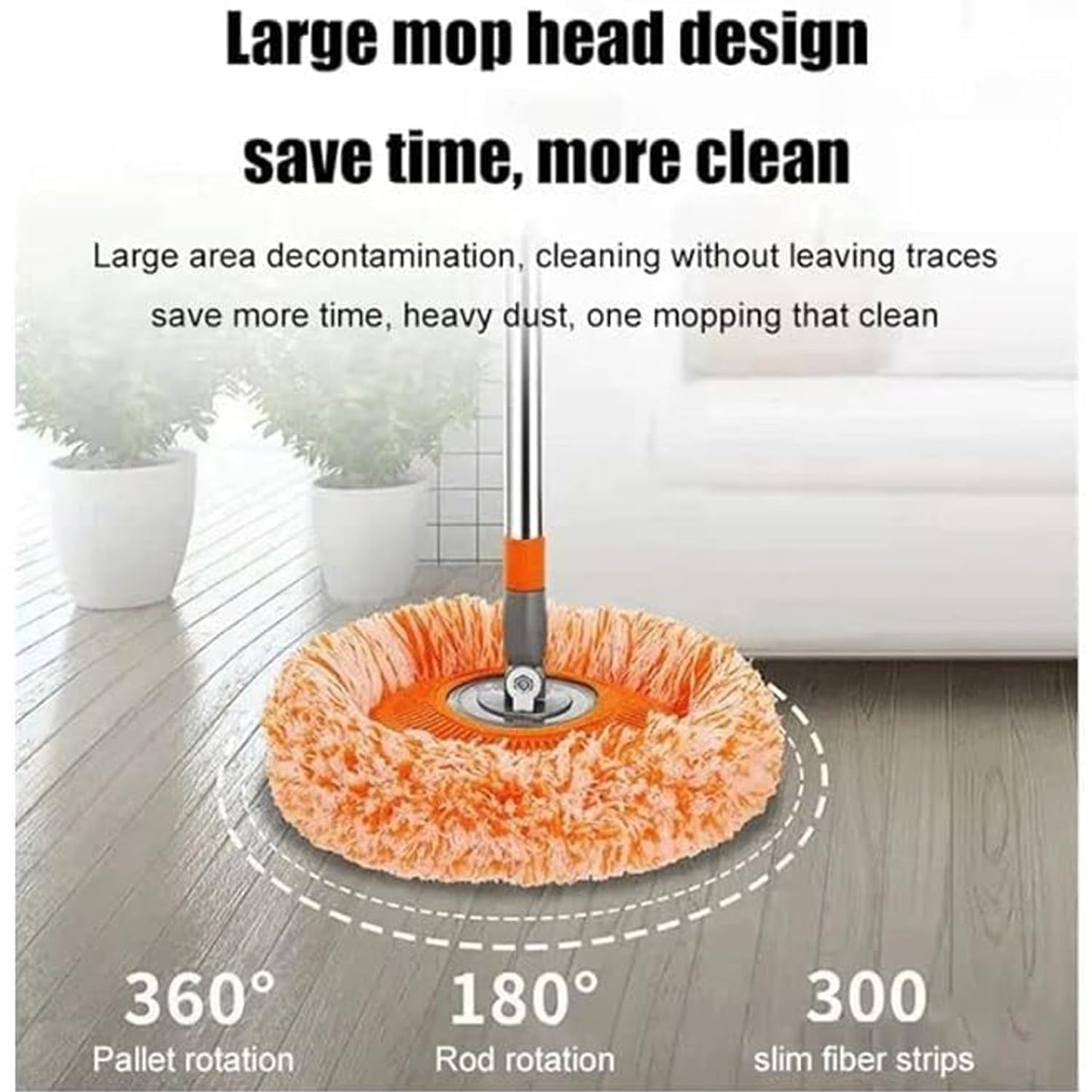 360' Telescopic Sunflower Cleaning Mop
