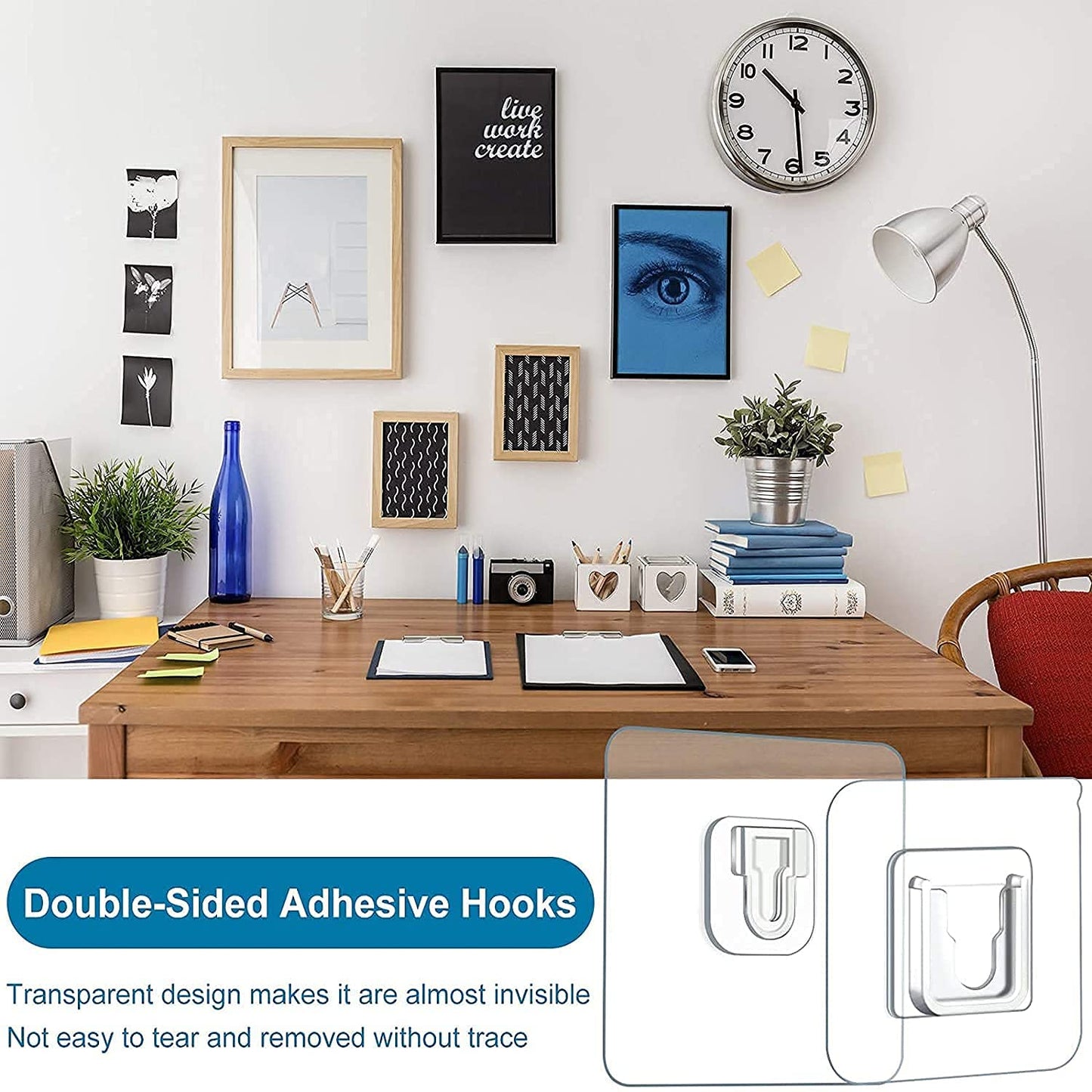 Pair Stickers for Wall clock, photo frame 15 set