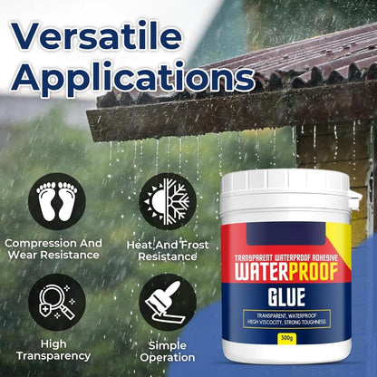 Waterproof Transparent Glue with Brush