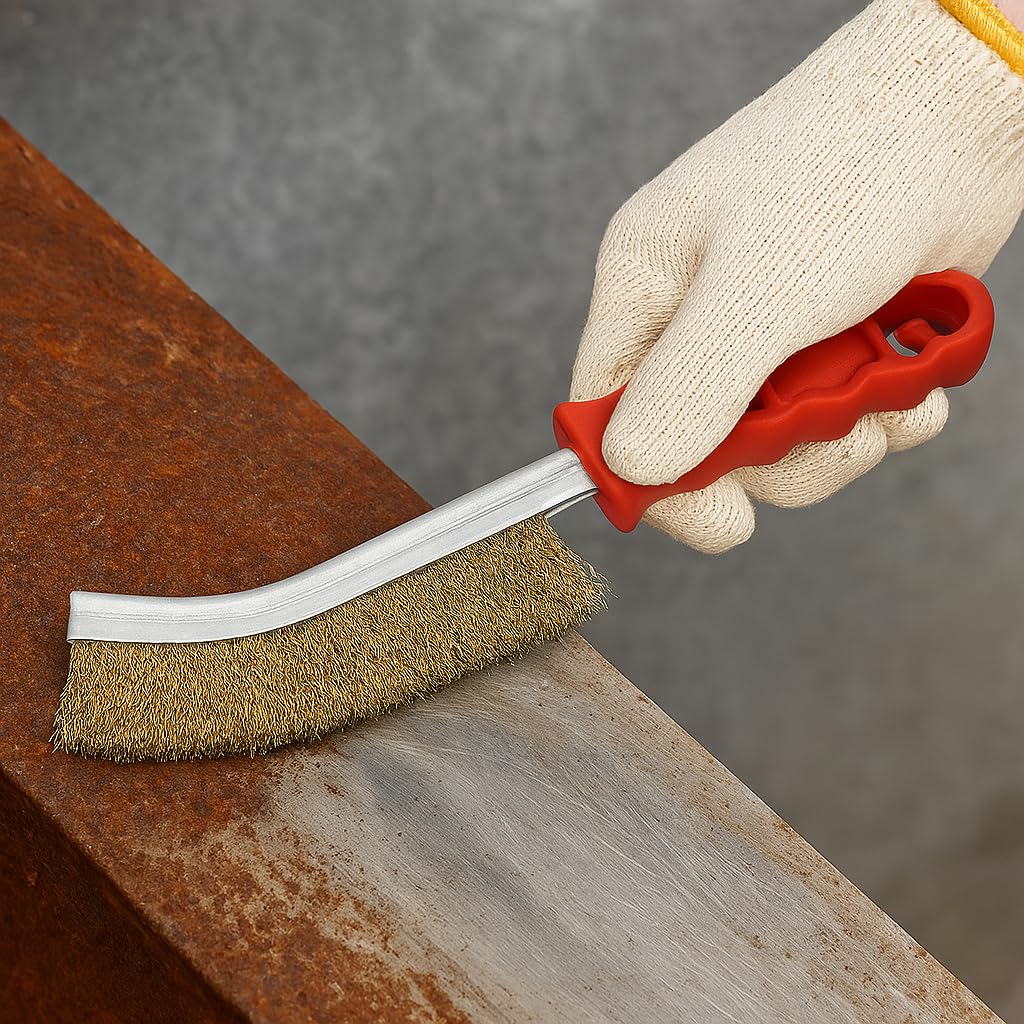 Stainless Steel Wire Hand Brush Metal Cleaner Rust Paint Removing Tool
