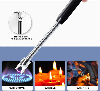 Electric rechargeable USB flameless lighter