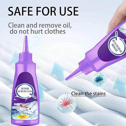 White Cloth Stain Remover Purple Bottle 2 Pcs