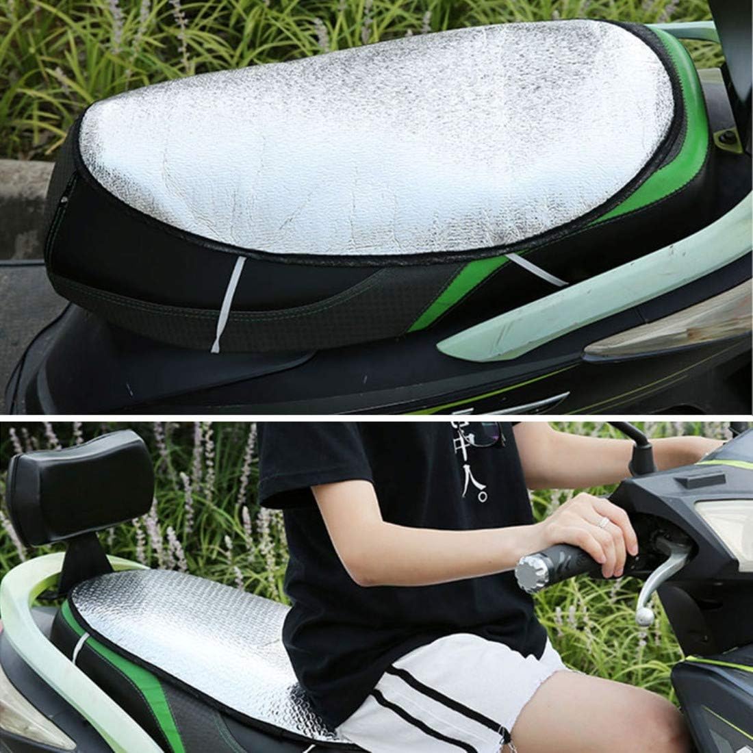Motorcycle Sunscreen Seat Cover 2 pcs