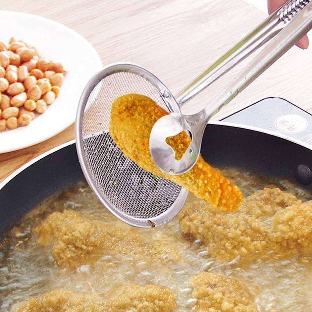 2In1 Stainless Steel Filter Spoon with Clip