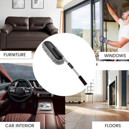 Microfiber car cleaning duster