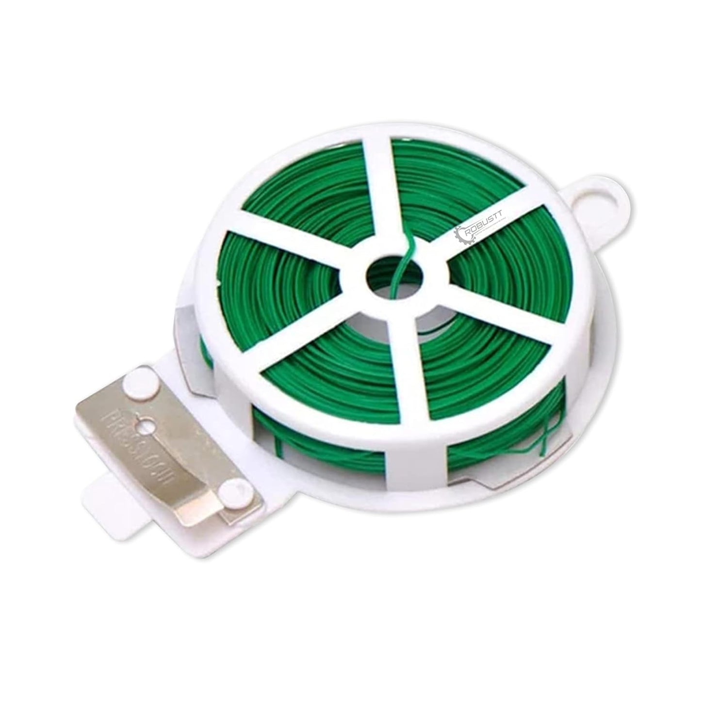 Multi Purpose Plastic Twist Tie Wire Spool With Cutter (50 meters roll)