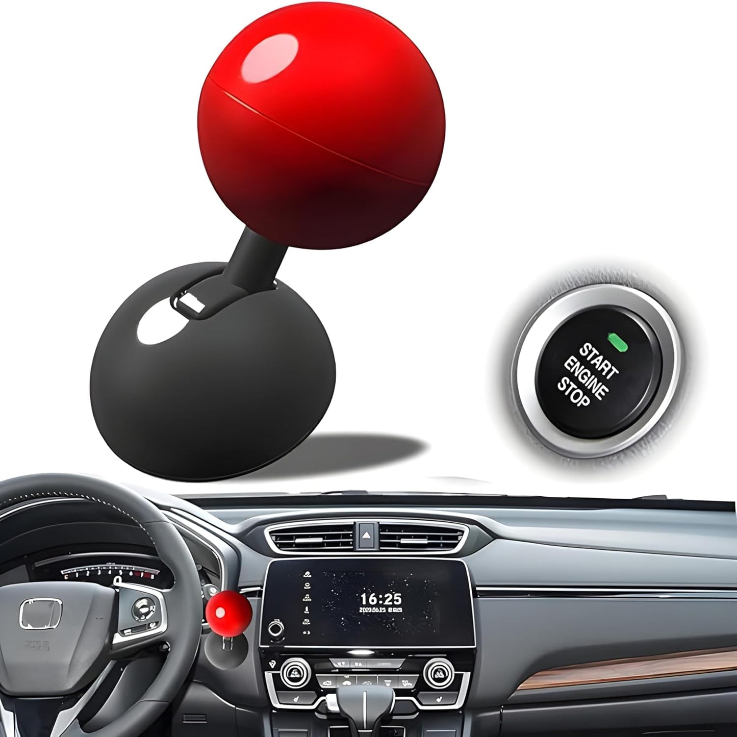 Car push to start button rocker 2 pcs